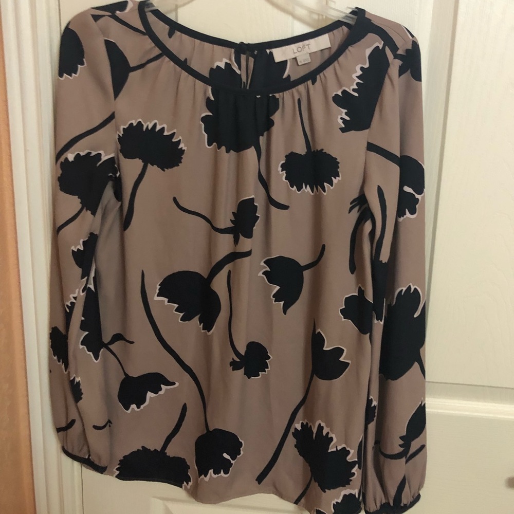 Loft long sleeve blouse